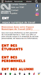 Mobile Screenshot of ent.univ-rennes2.fr